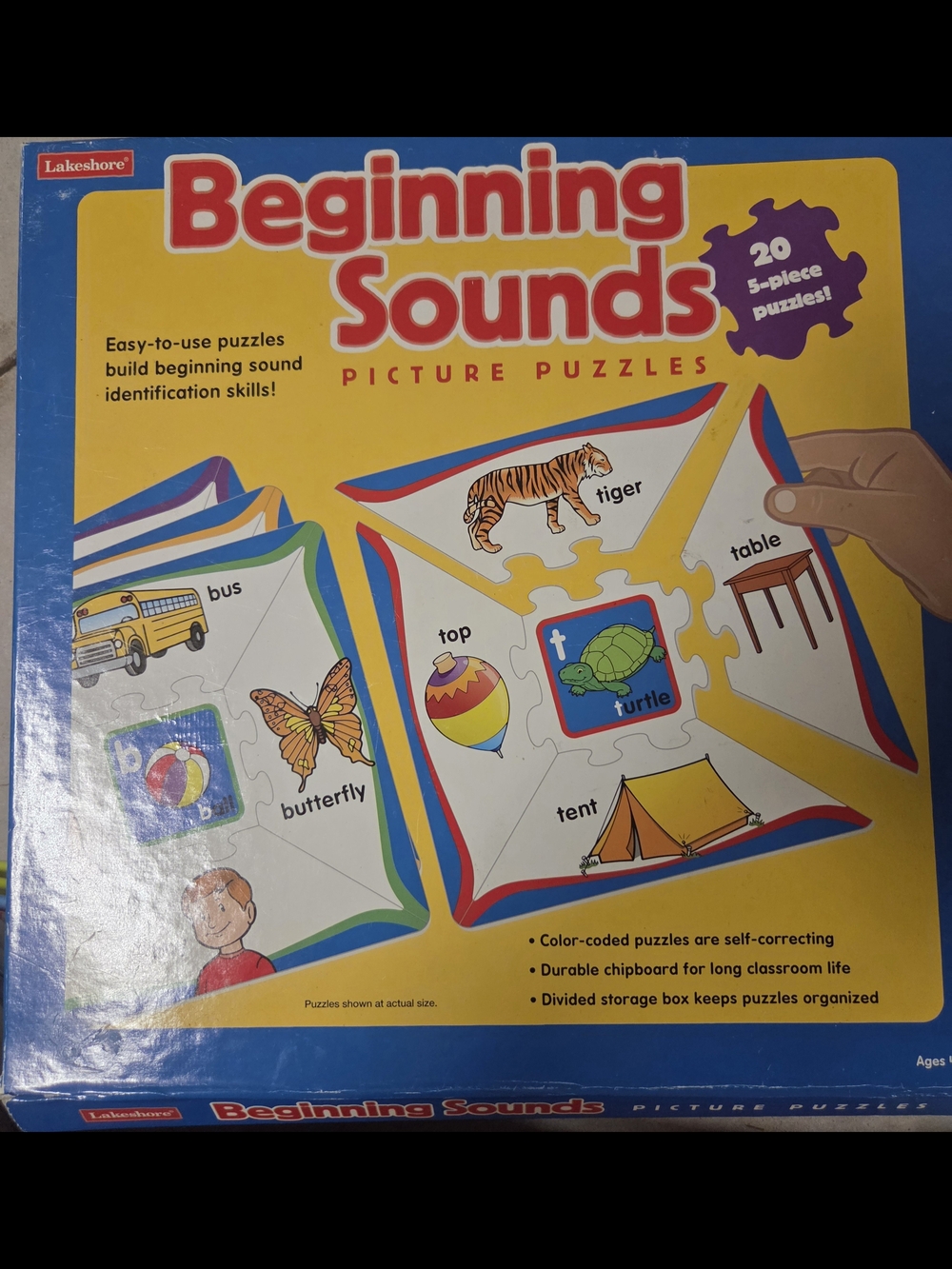 0Lakeshore Beginning Sounds Picture Puzzles